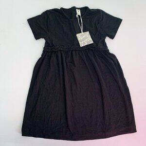 NWT Kate Quinn Organics Girl Modal Black Dress 6 years